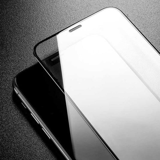 Techsuit Screen Protector Film for Honor 600 Pro / 600, Tempered Glass, Full Glue, Black