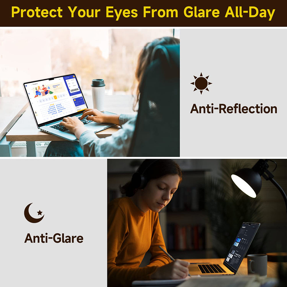 Matte Anti Blue Light Screen Protector Film Techsuit VisionProX for Apple MacBook Air 13inch (2024), Plastic