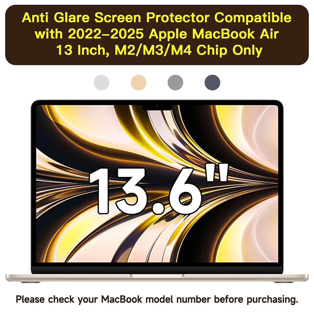 Matte Anti Blue Light Screen Protector Film Techsuit VisionProX for Apple MacBook Air 13inch (2024), Plastic
