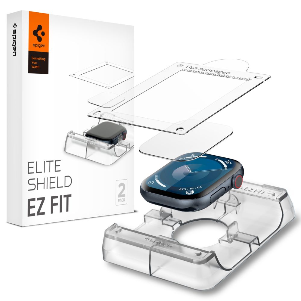 Spigen Elite Shield EZ FIT for Apple Watch 42mm Series, Set of 2 pieces, Plastic AFL08580
