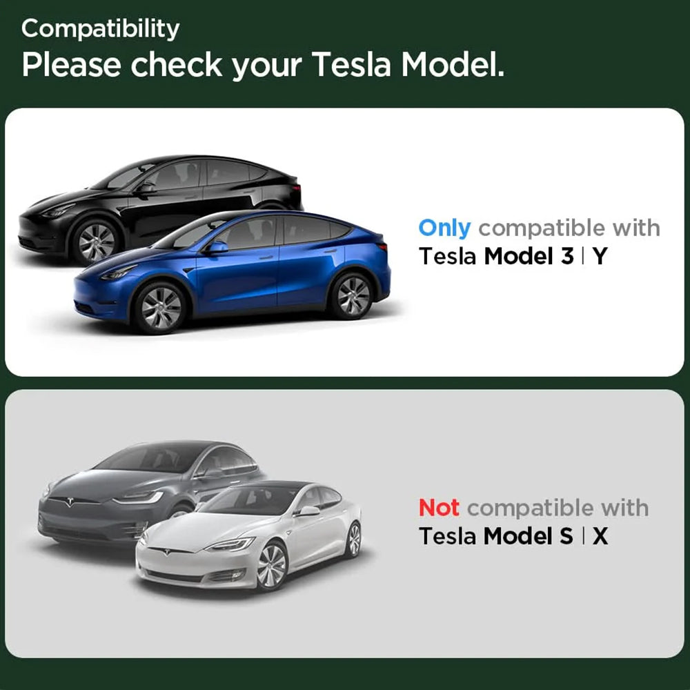 Spigen GlastR EZ FIT Anti-Glare Protective Film for Tesla 3 Navigation (2021 - 2023), Tempered Glass AGL04338