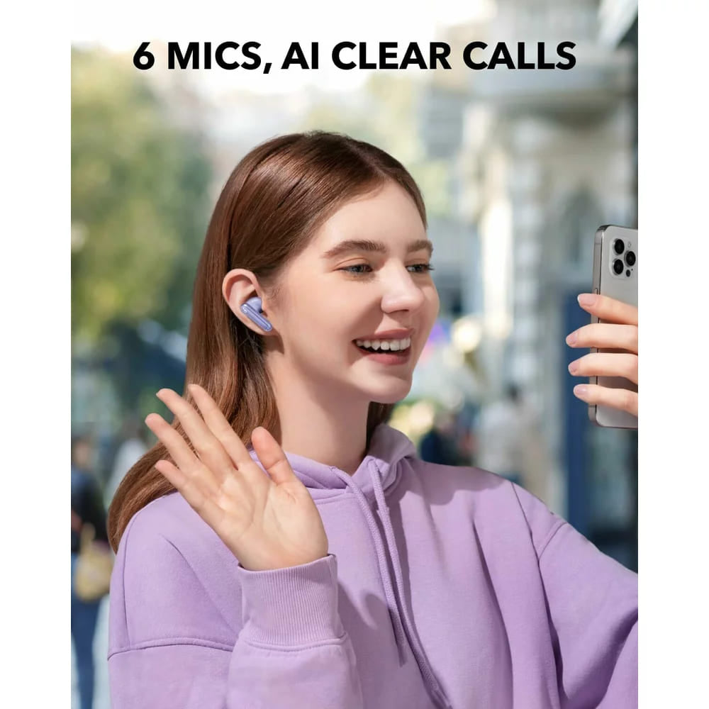 Handsfree Bluetooth Anker SoundCore P40i, TWS, ANC, Purple A3955GQ1