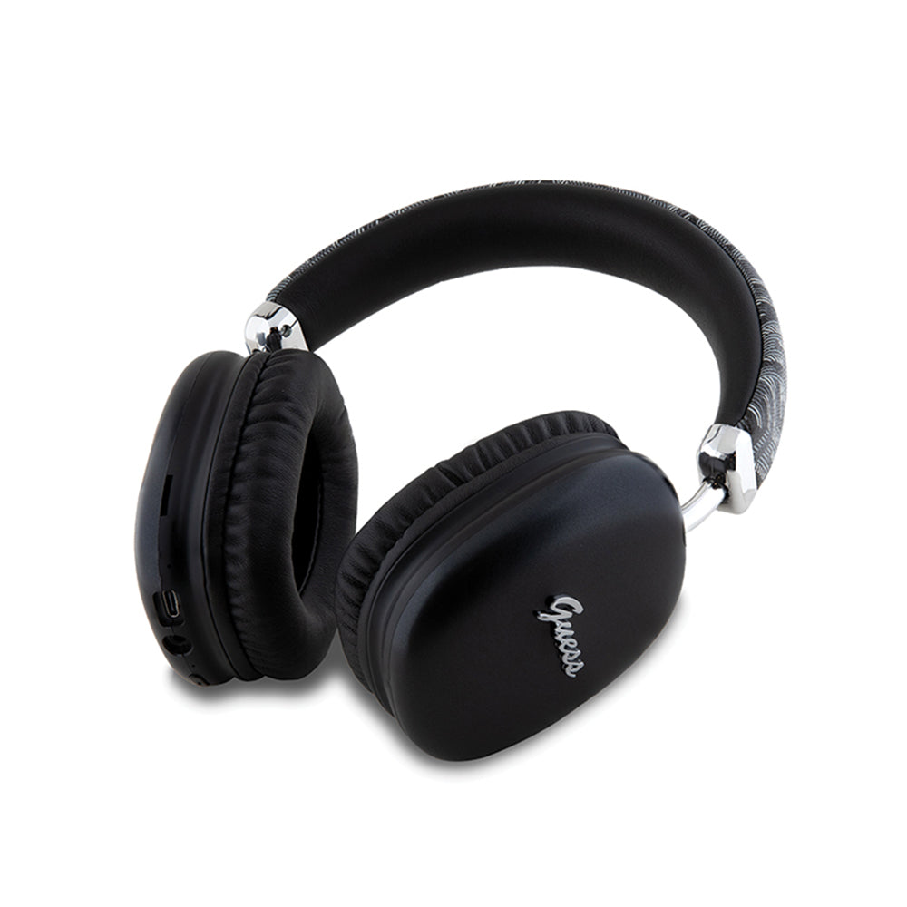 Handsfree Bluetooth Guess GCube Metallic Script Logo, A2DP, Black