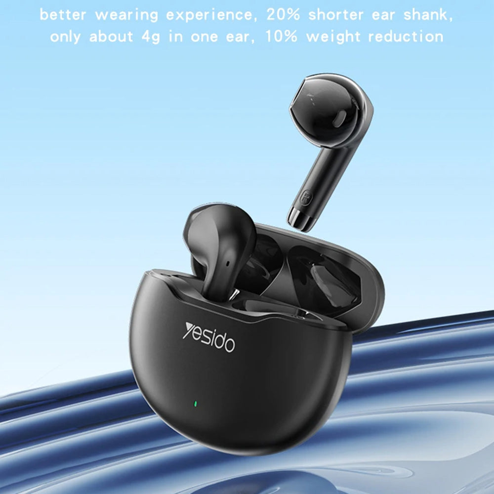 Handsfree Bluetooth Yesido TWS21, TWS, Black