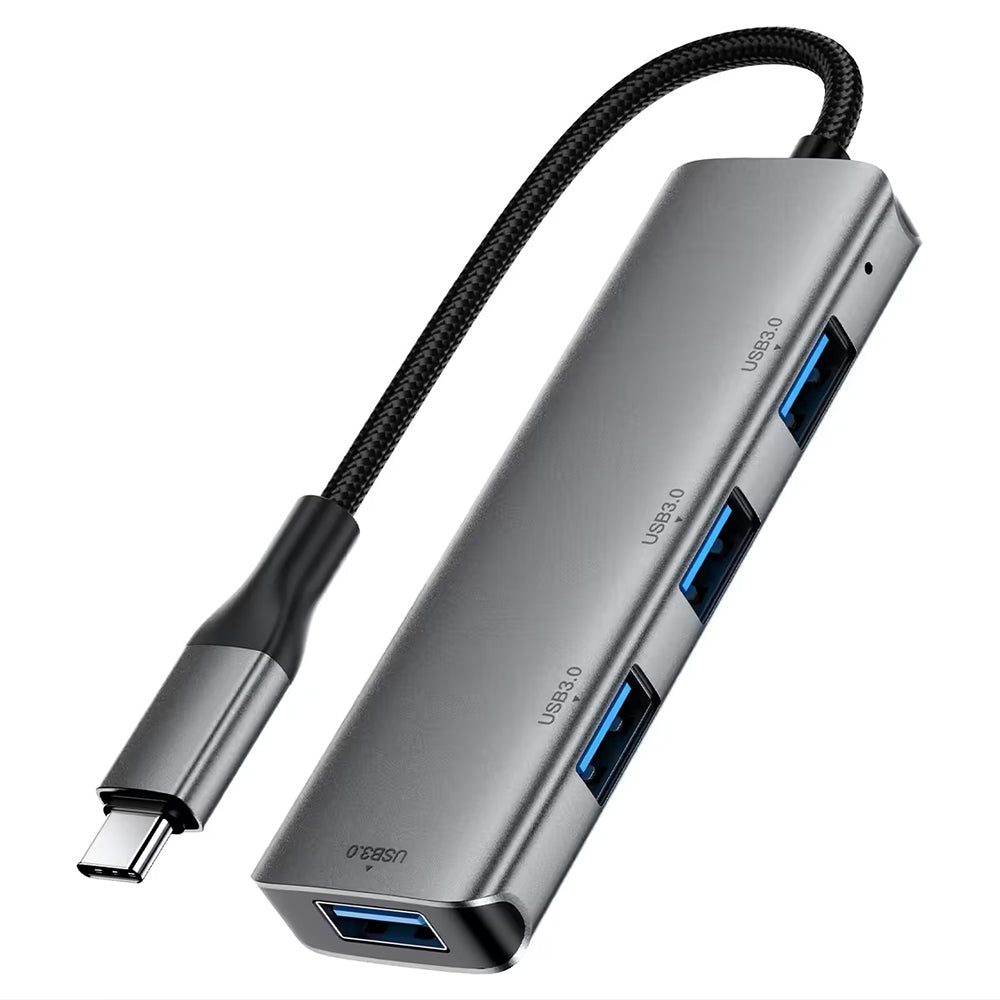 Acefast J15 USB-C Hub, 4-in-1, Gray