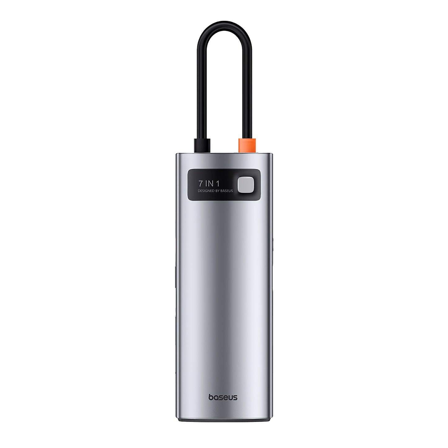 Baseus Joystar USB-C Hub, 3 x USB-A 3.0 - 1 x USB-C - 1 x HDMI - 1 x SD - 1 x microSD, Silver B0003070881111-00