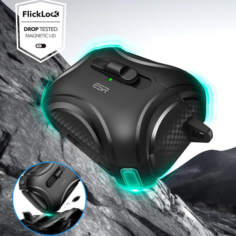 ESR Cyber Case for Apple AirPods Pro Series, Black