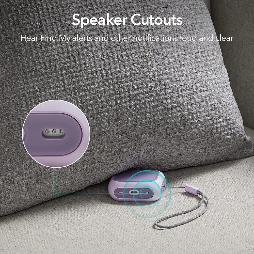 ESR Orbit Hybrid Case for Apple AirPods Pro Series, Purple