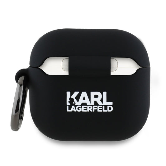 Karl Lagerfeld 3D Choupette's Head Case for Apple AirPods 4, Black