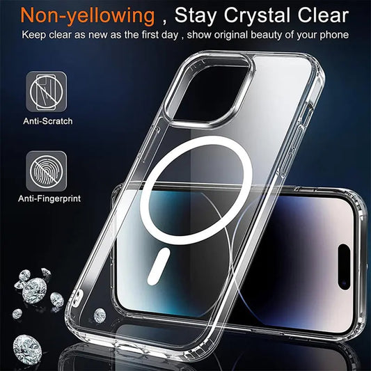 MagSafe Case for Apple iPhone 14 Pro Max, Techsuit, Pro, Black