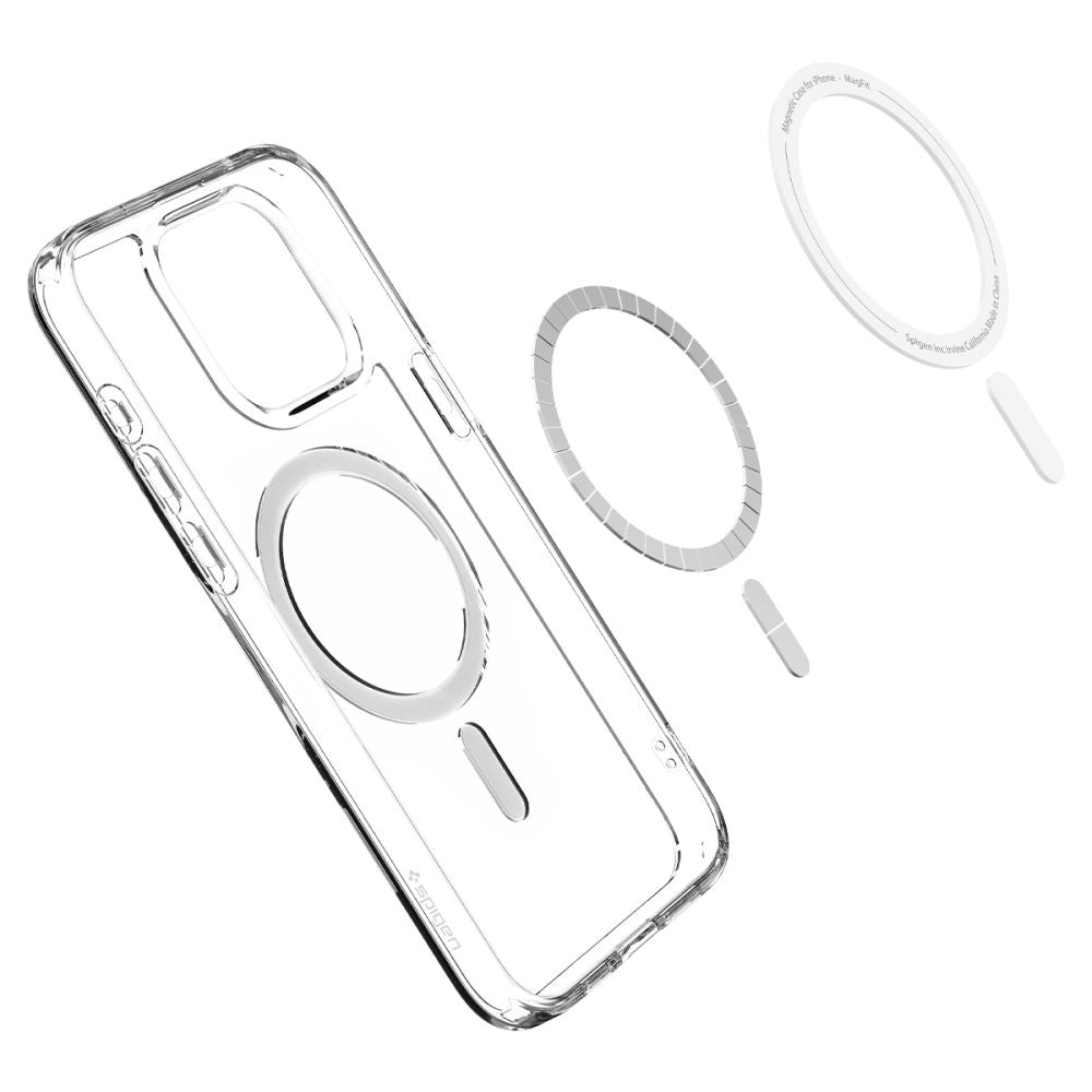 MagSafe Case for Apple iPhone 15 Pro Max, Spigen, Ultra Hybrid, Black ACS06577