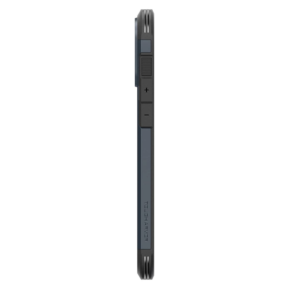 MagSafe Case for Apple iPhone 16 Pro Max, Spigen, Tough Armor, Blue ACS08014