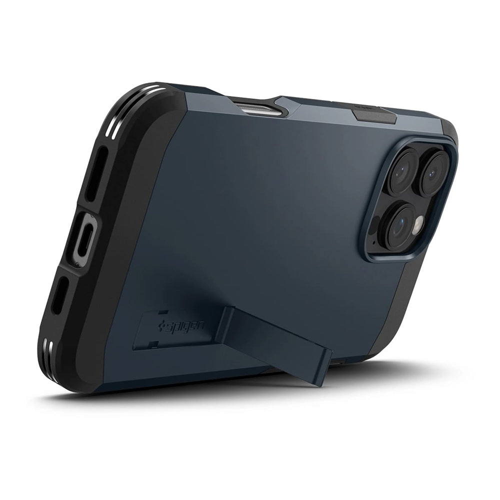 MagSafe Case for Apple iPhone 16 Pro Max, Spigen, Tough Armor, Blue ACS08014