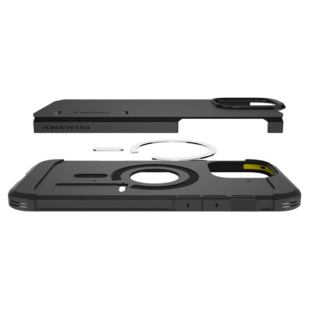 MagSafe Case for Apple iPhone 16 Pro Max, Spigen, Tough Armor, Black