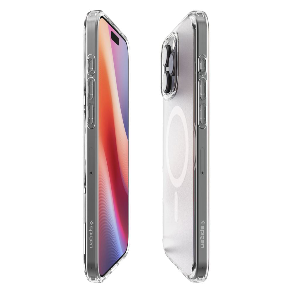 MagSafe Case for Apple iPhone 16 Pro, Spigen, Ultra Hybrid, Satin Transparent ACS08133