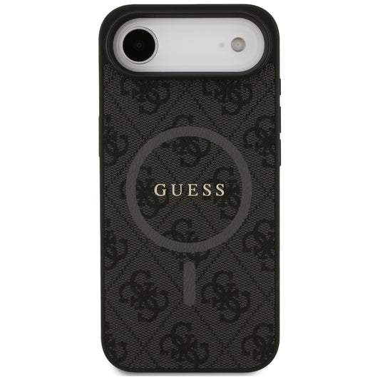 MagSafe Case for Apple iPhone 17 Air, Guess, 4G Ring Classic Logo, Black