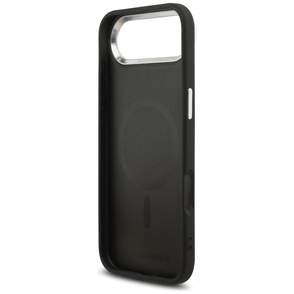 MagSafe Case for Apple iPhone 17 Air, Karl Lagerfeld, Choupette Pin, Black