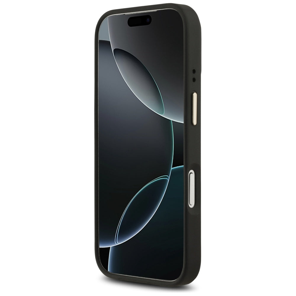 MagSafe Case for Apple iPhone 17 Pro, Guess, 4G Stripe, Black