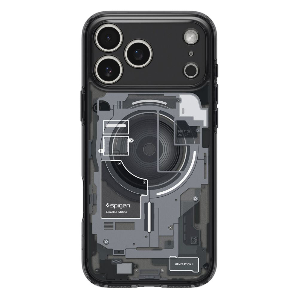 MagSafe Case for Apple iPhone 17 Pro Max, Spigen, Ultra Hybrid Zero One, Black ACS10289