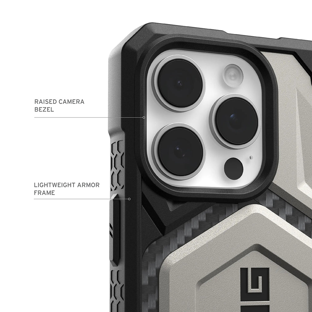 MagSafe Case for Apple iPhone 17 Pro Max, Urban Armor Gear, Monarch Pro Kevlar, Black