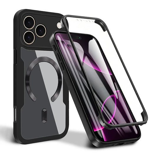 MagSafe Case for Apple iPhone 17 Pro, Techsuit, ColorVerse 360, Black