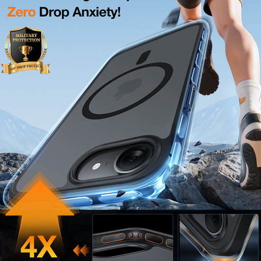 MagSafe Case for Apple iPhone 17 Pro, Torras, Guardian, Blue