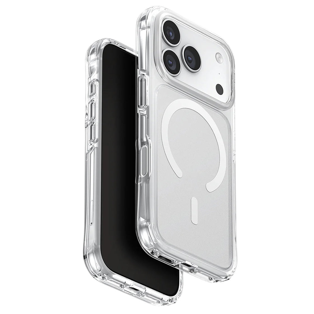 MagSafe Case for Apple iPhone 17 Pro, UNIQ, LifePro Xtreme MagClick, Transparent