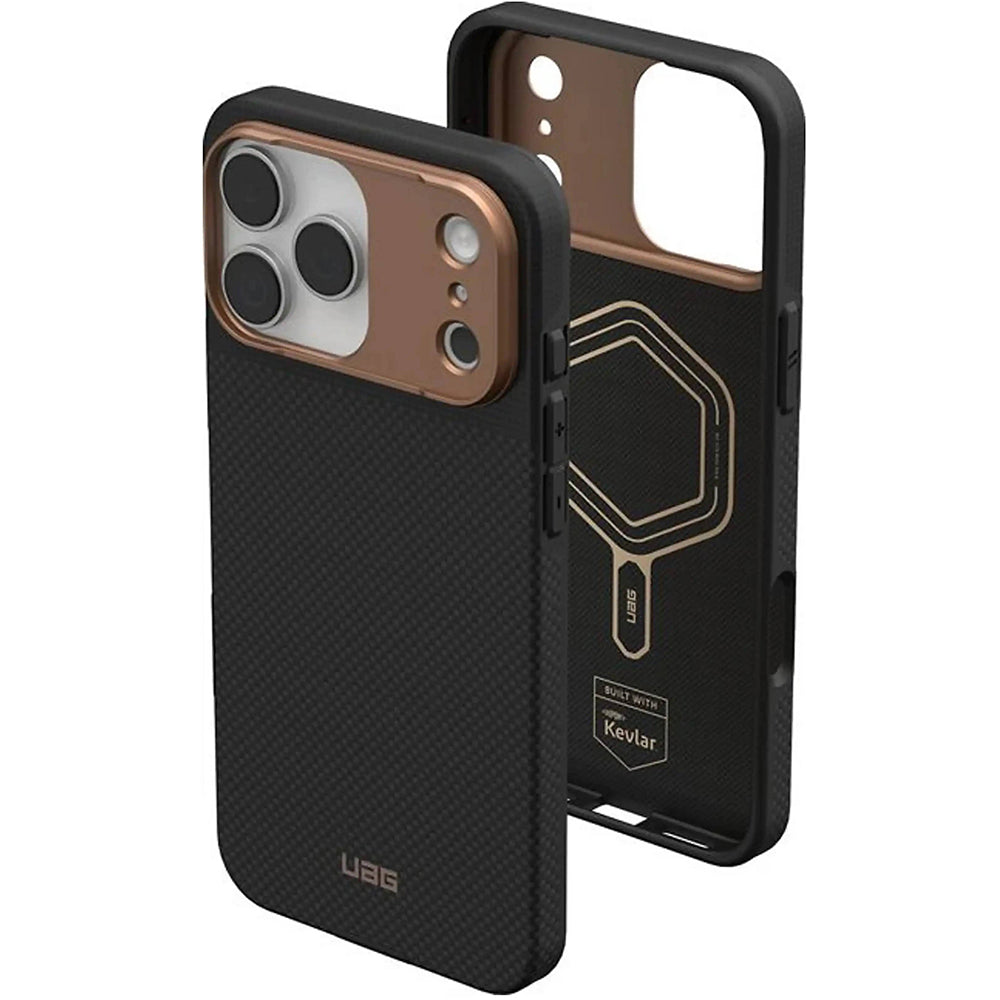 MagSafe Case for Apple iPhone 17 Pro, Urban Armor Gear, Fibr Armr, Black Bronze