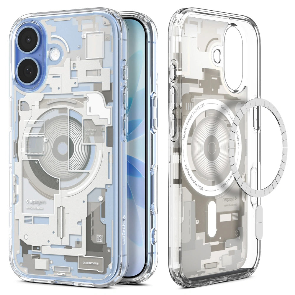 MagSafe Case for Apple iPhone 17, Spigen, Ultra Hybrid Zero One, Beige ACS10386