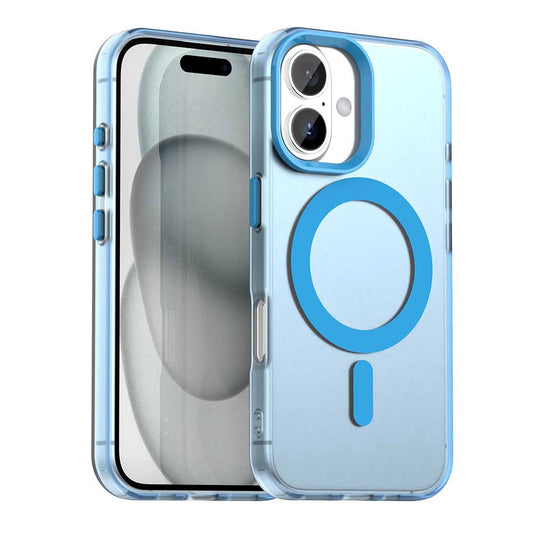 MagSafe Case for Apple iPhone 17, Techsuit, CandyCase, Blue