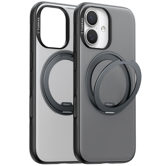 MagSafe Case for Apple iPhone 17, Torras, Ostand R Fitness, Black