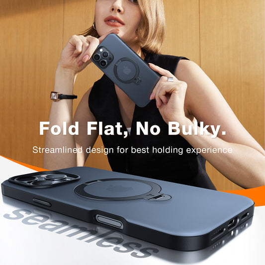 MagSafe Case for Apple iPhone 17, Torras, Ostand Spin, Transparent