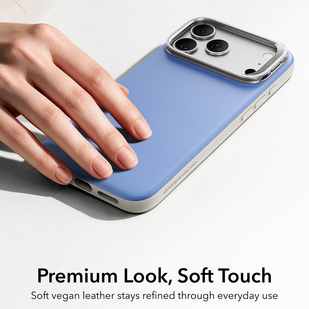 MagSafe Case for Apple iPhone 18 Pro / 17 Pro, ESR, Atelier with Kickstand, Blue