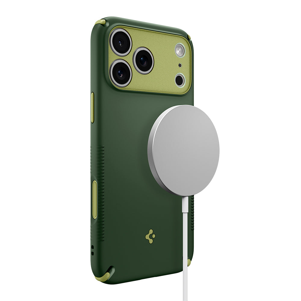 MagSafe Case for Apple iPhone 18 Pro Max / 17 Pro Max, Spigen, Caseology Nano Pop Hybrid, Green ACS12139