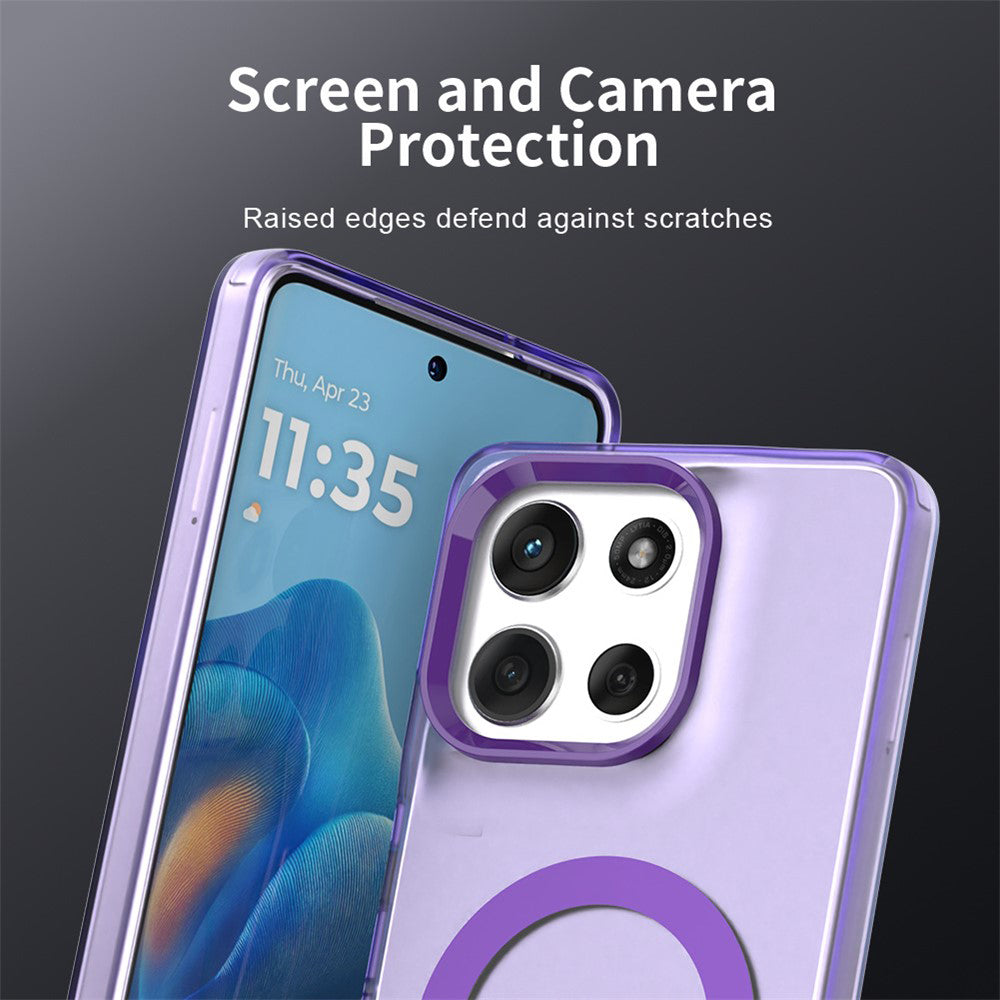MagSafe Case for Motorola Moto G86, Techsuit, CandyCase, Purple