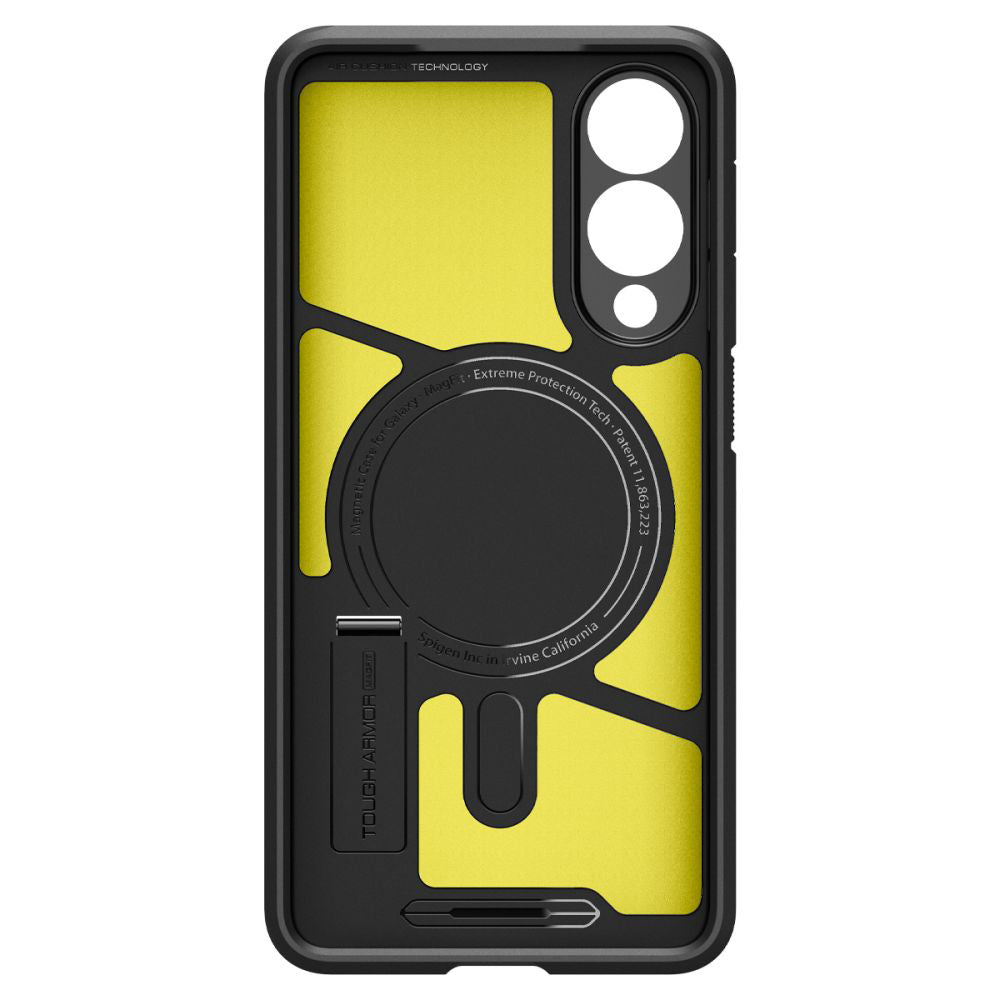 MagSafe Case for Samsung Galaxy S25 Edge S937, Spigen, Tough Armor, Black ACS09422