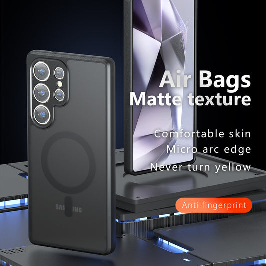 MagSafe Case for Samsung Galaxy S25 Ultra S938, Techsuit, PureFrost, Black