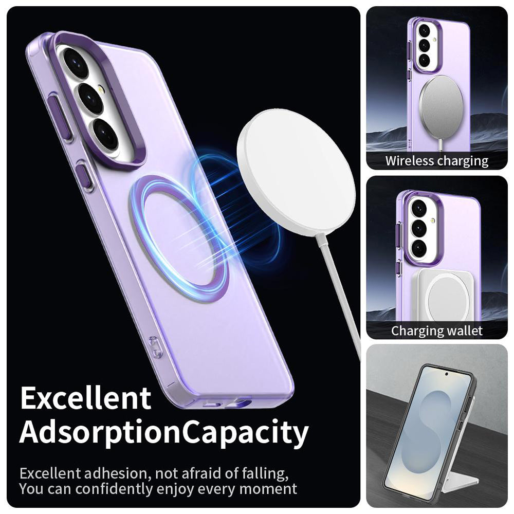 MagSafe Case for Samsung Galaxy S26 FE S741, Techsuit, CandyCase, Purple