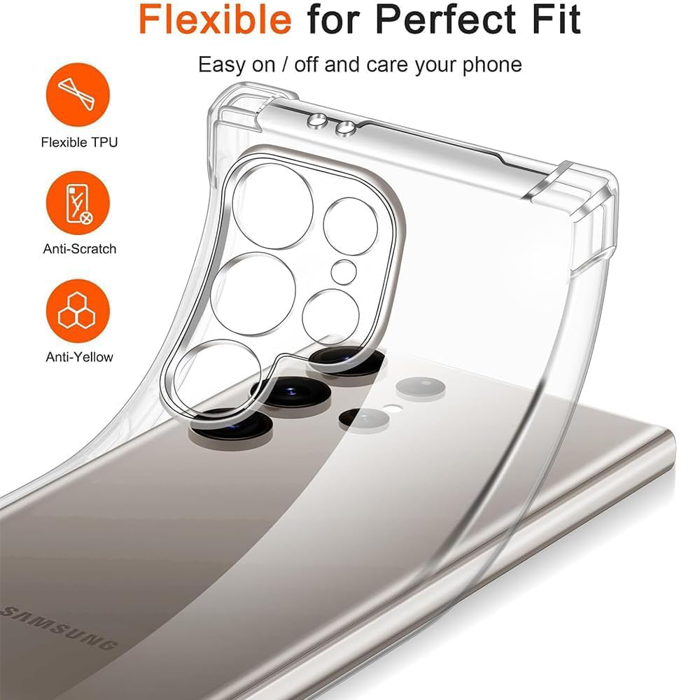 MagSafe Case for Samsung Galaxy S26 Plus S947, Techsuit, Shockproof, Transparent