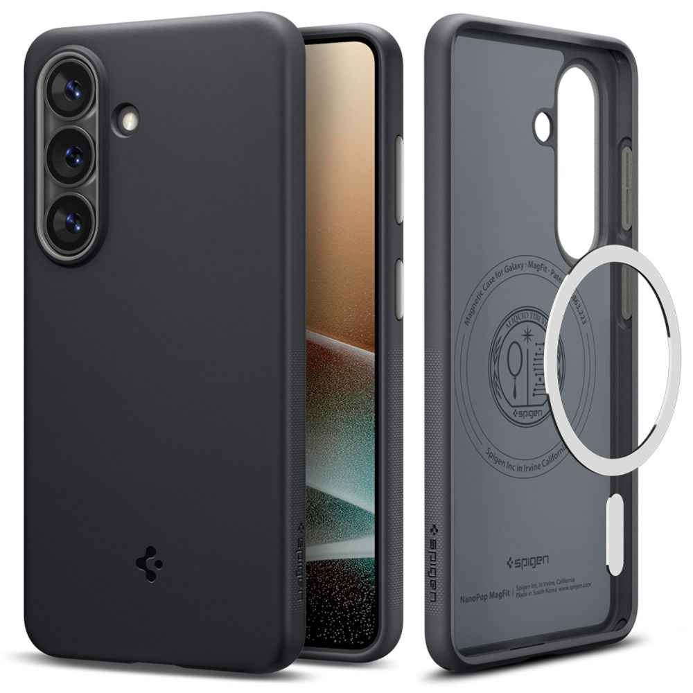 MagSafe Case for Samsung Galaxy S26 S942, Spigen, Caseology Nano Pop, Black ACS11066