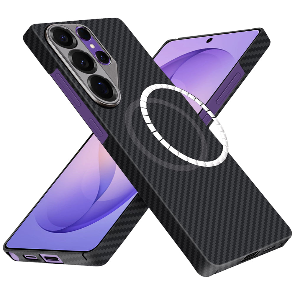 MagSafe Case for Samsung Galaxy S26 Ultra S948, Techsuit, Aramid Fiber, Black