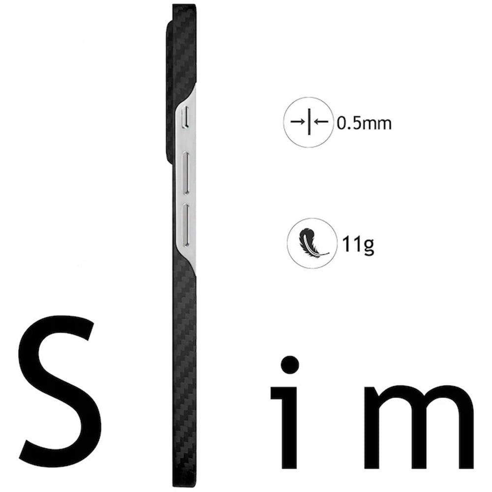 MagSafe Case for Samsung Galaxy S26 Ultra S948, Techsuit, Aramid Fiber, Black