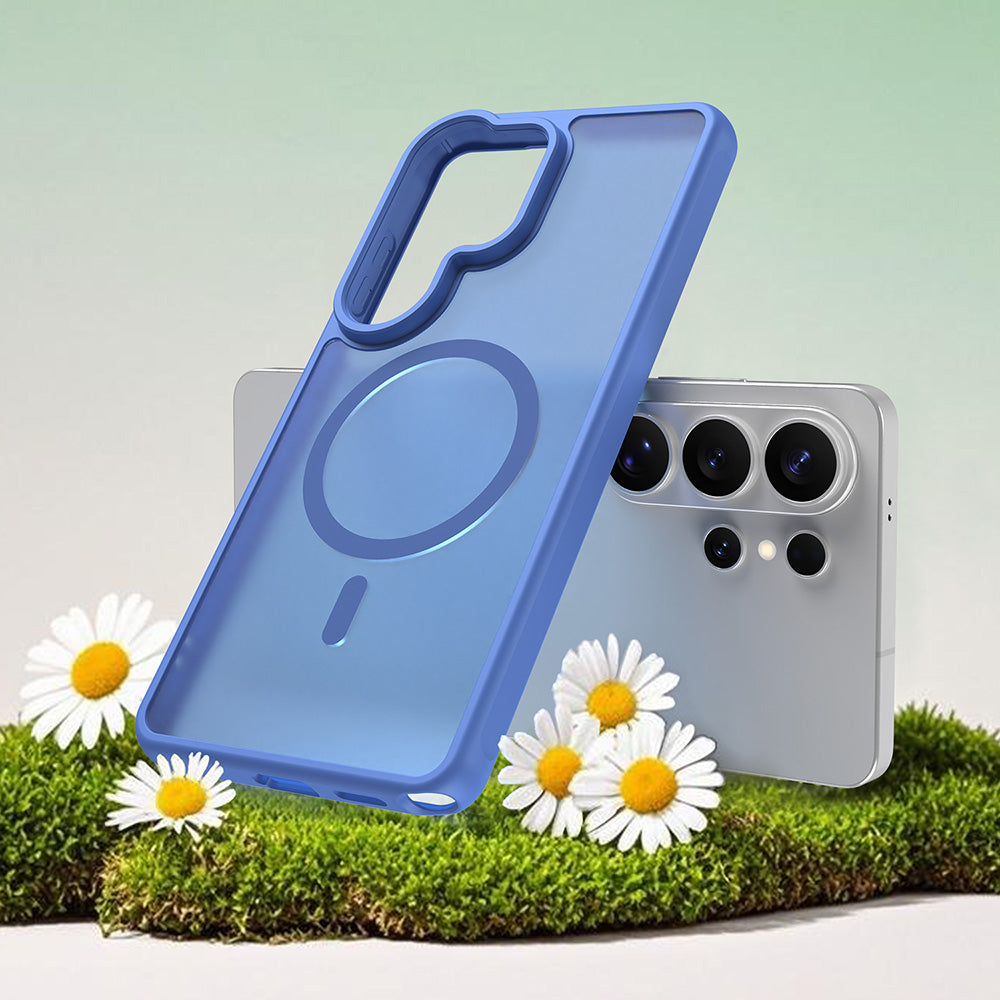 MagSafe Case for Samsung Galaxy S26 Ultra S948, Techsuit, HaloFrost II, Blue