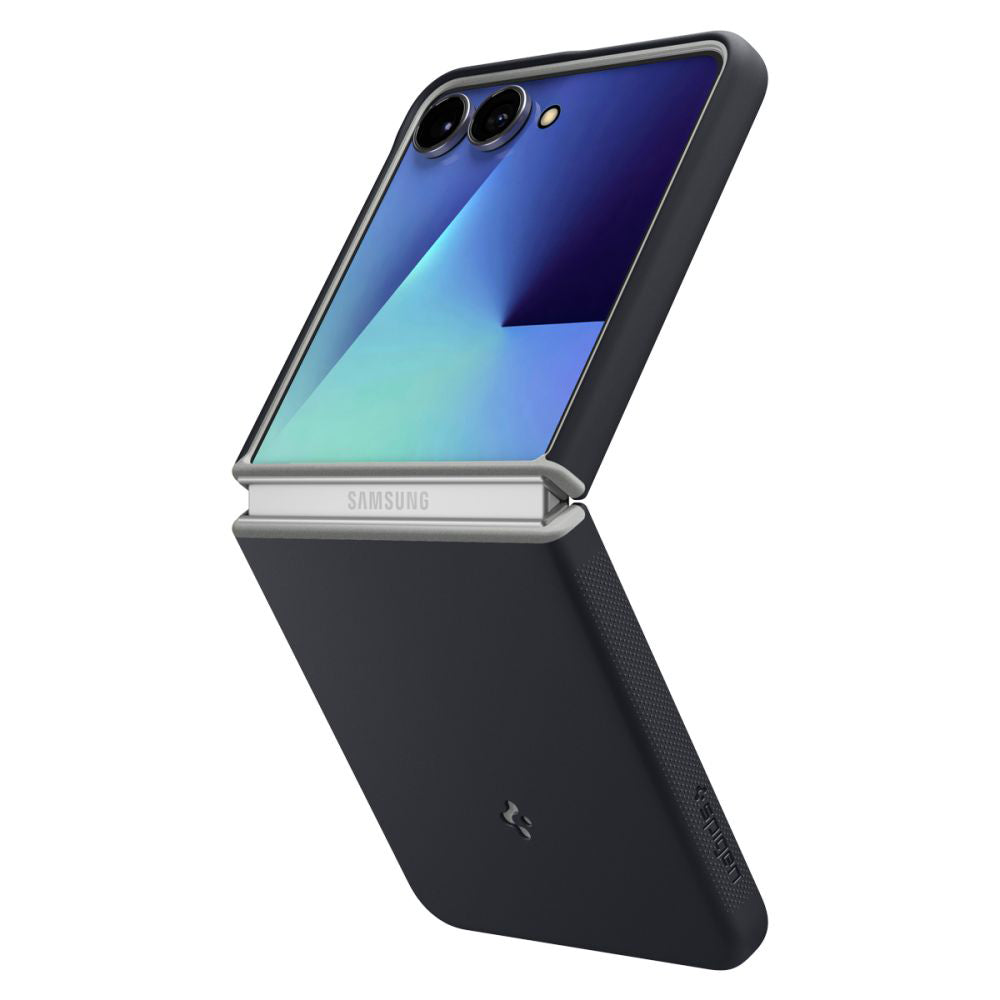 MagSafe Case for Samsung Galaxy Z Flip7 F766, Spigen, Caseology Nano Pop, Black ACS11158