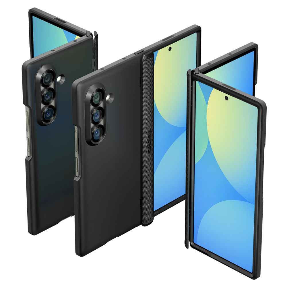 MagSafe Case for Samsung Galaxy Z Fold7 F966, Spigen, Slim Armor Pro, Black ACS09551