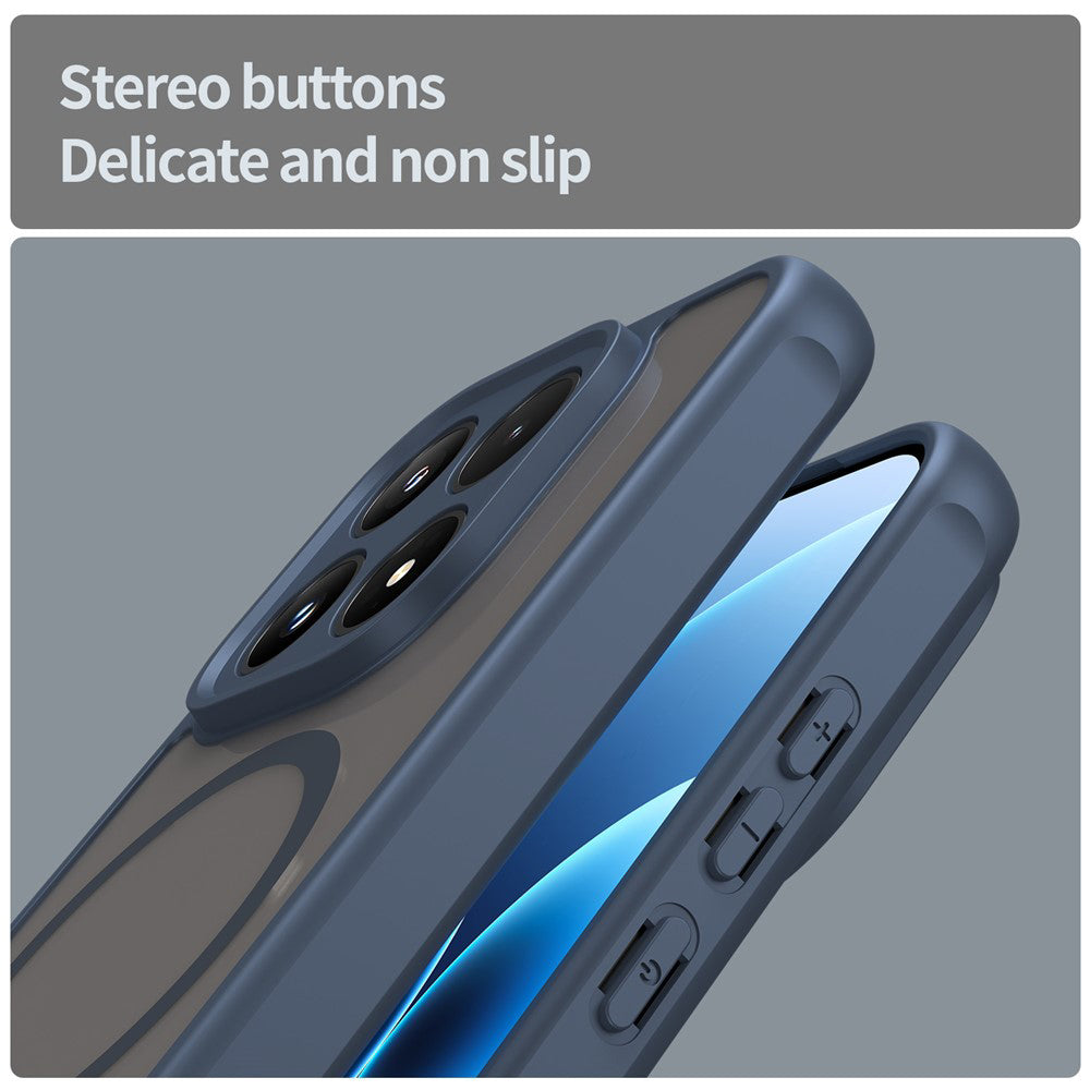 MagSafe Case for Xiaomi 17, Techsuit, HaloFrost II, Navy Blue