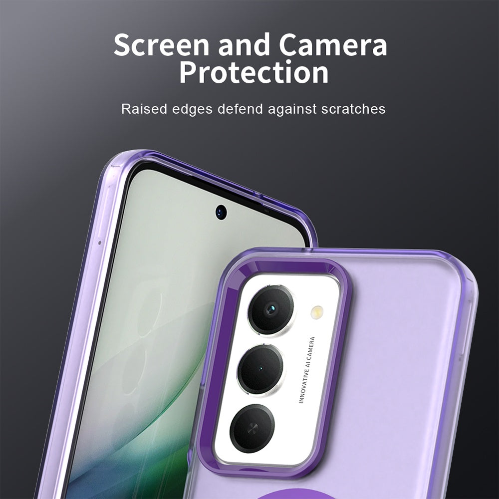 MagSafe Case for Xiaomi Redmi 15 5G / 15 4G, Techsuit, CandyCase, Purple