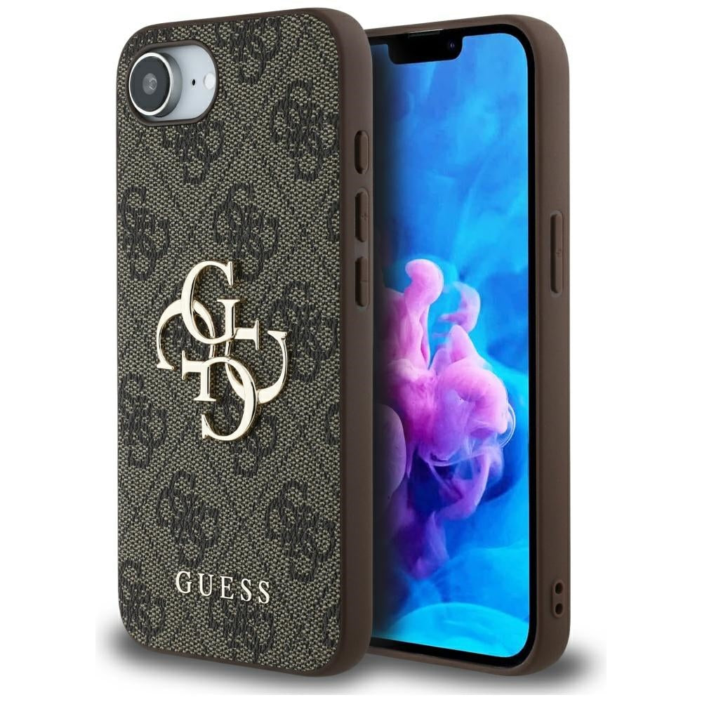 Case for Apple iPhone 17e / 16e, Guess, 4G Big Logo, Black