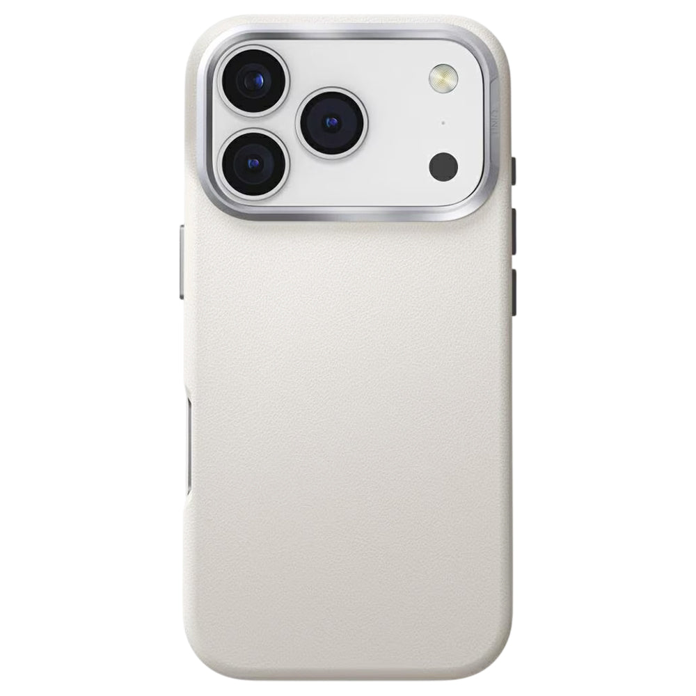 Case for Apple iPhone 17 Pro, UNIQ, Lyden Leatherette, Grey