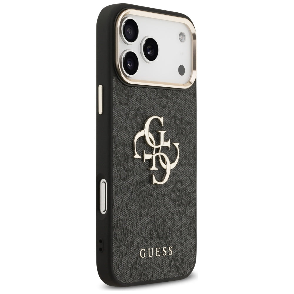 Case for Apple iPhone 18 Pro / 17 Pro, Guess, 4G Big Classic Logo, Black